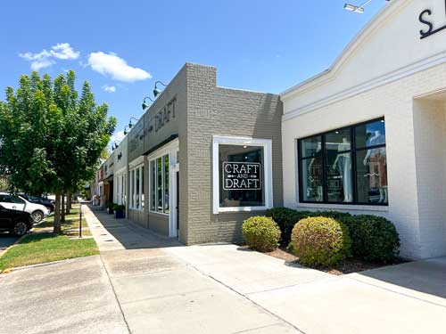 Exterior of Craft and Draft on Devine Street in Columbia, SC