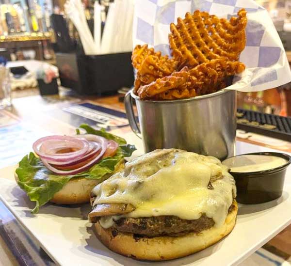 Cheeseburger from Burger Tavern 77 in Columbia, SC.