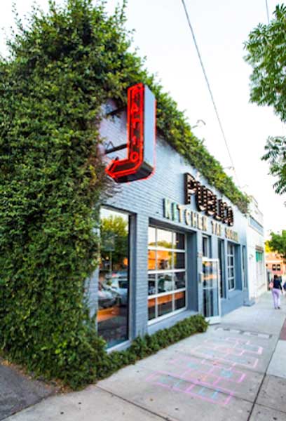 Exterior of Publico restaurant in Five Points, Columbia, SC.