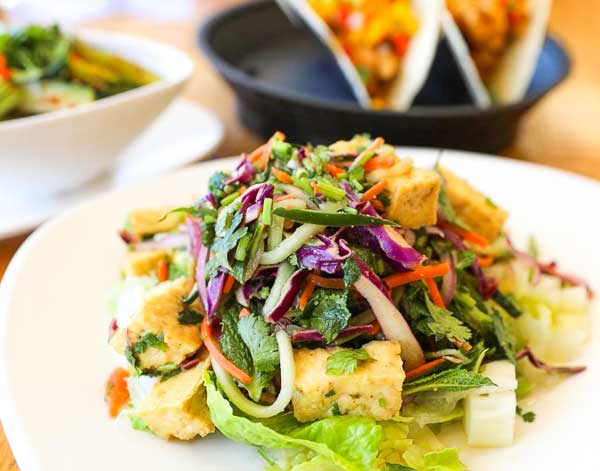 Spicy tofu salad from Duke's Pad Thai in Columbia, SC