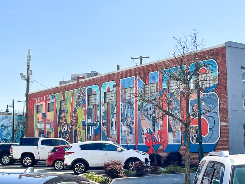 Five Points mural in Columbia, SC