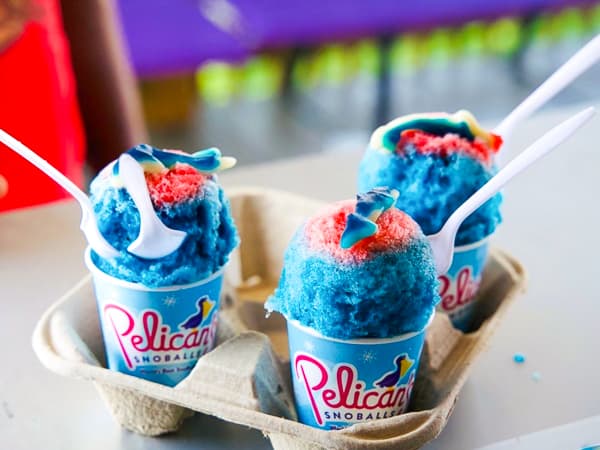 Snowballs from Pelican's SnoBalls in Columbia, SC