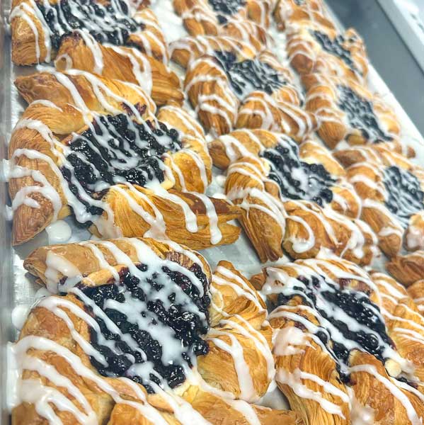 Blueberry danish from Silver Spoon Bake Shop in Columbia, SC