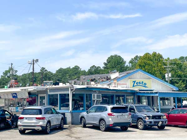 Exterior of Zesto Drive-In in Columbia, SC